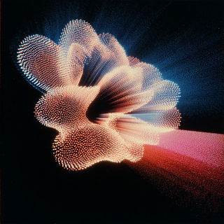 Eventide Photon Choir style, Midjourney V7: abstract 3D render