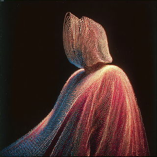 Eventide Photon Choir style, Midjourney V7: haute-couture fashion outfit