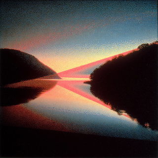 Eventide Photon Choir style, Midjourney V7: realistic landscape photograph of quiet dawn