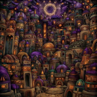 Masksplice style, Midjourney V7: megacity with futuristic bioarchitecture