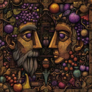 Masksplice style, Midjourney V7: classical 18th-century oil painting