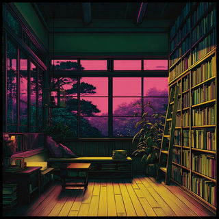 Dichroic Wirelands style, Midjourney V7: Midlibrary