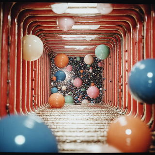 Anthraquinone Elsewhere style, Midjourney V7: abstract 3D render
