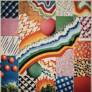 Anthraquinone Elsewhere style, Midjourney V7: creative pattern composition