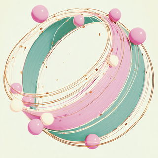 Folkchromatica style, Midjourney V7: abstract 3D render