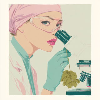 Folkchromatica style, Midjourney V7: editorial illustration for popular scientific magazine cover