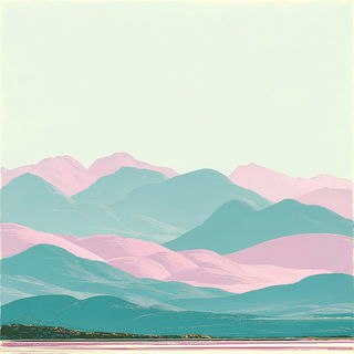 Folkchromatica style, Midjourney V7: realistic landscape photograph of quiet dawn