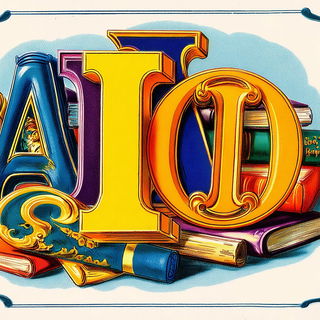 Dragonwake style, Midjourney V7: typographic composition with large letters