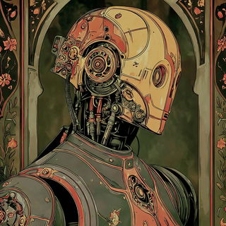 Puppetgothic style, Midjourney V7: cinematic shot from sci-fi movie