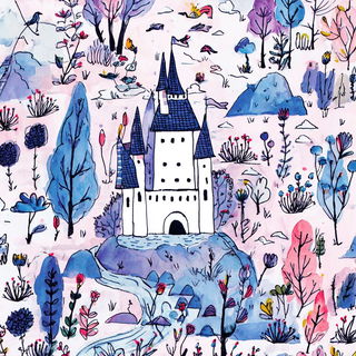 Folkloric Celcollage style, Midjourney V7: retro fairy-tale illustration