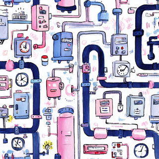 Folkloric Celcollage style, Midjourney V7: technical infrastructure blueprint schematics