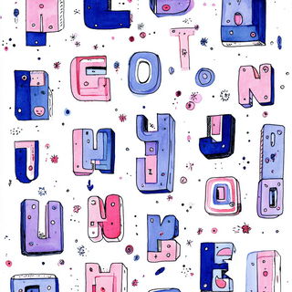 Folkloric Celcollage style, Midjourney V7: typographic composition with large letters