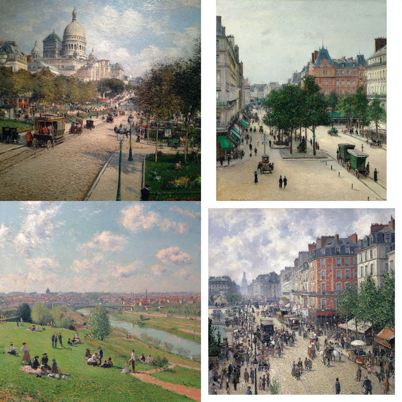 Camille Pissarro style, Midjourney V7, render 1 of 4