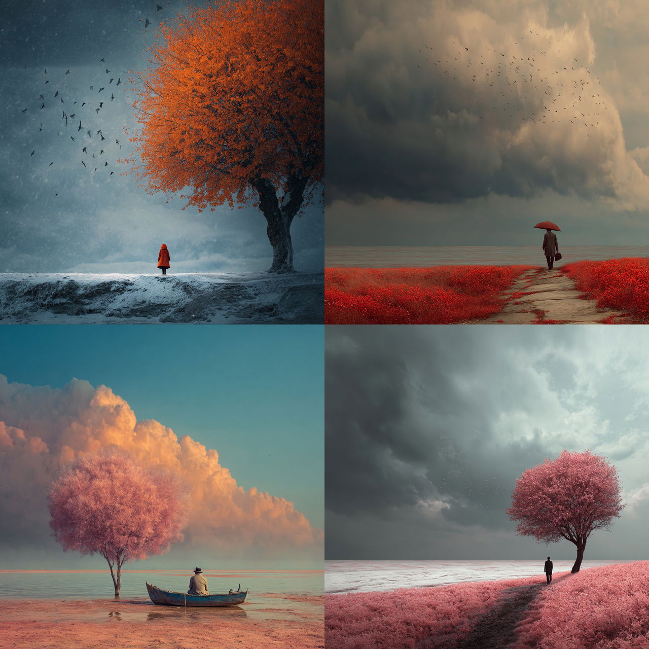 Caras Ionut style, Midjourney V7, render 1 of 4