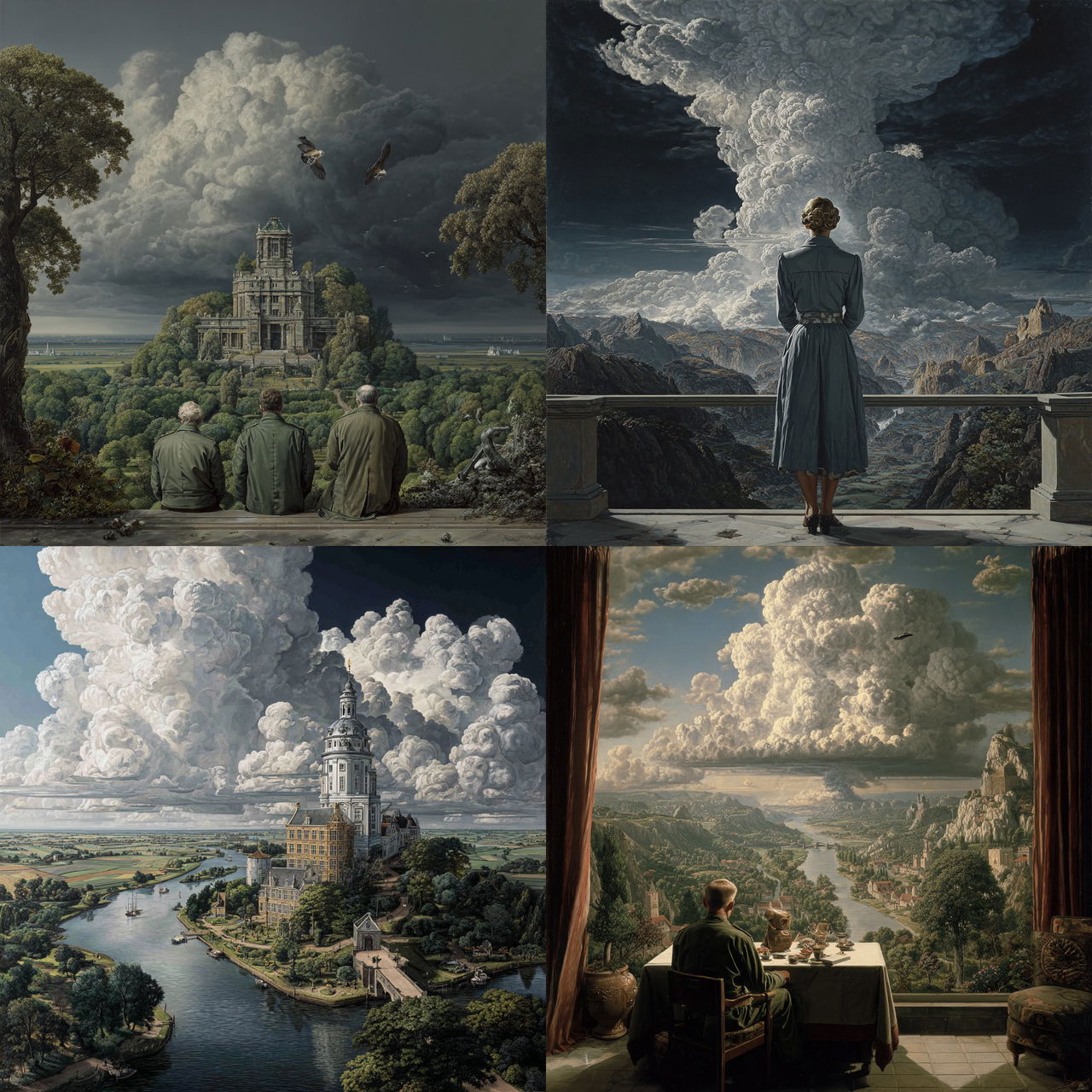 Carel Willink style, Midjourney V7, render 1 of 4