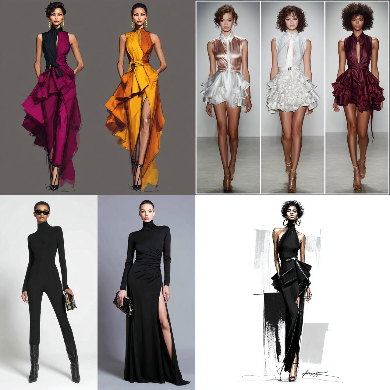 Carly Cushnie style, Midjourney V7, render 1 of 4