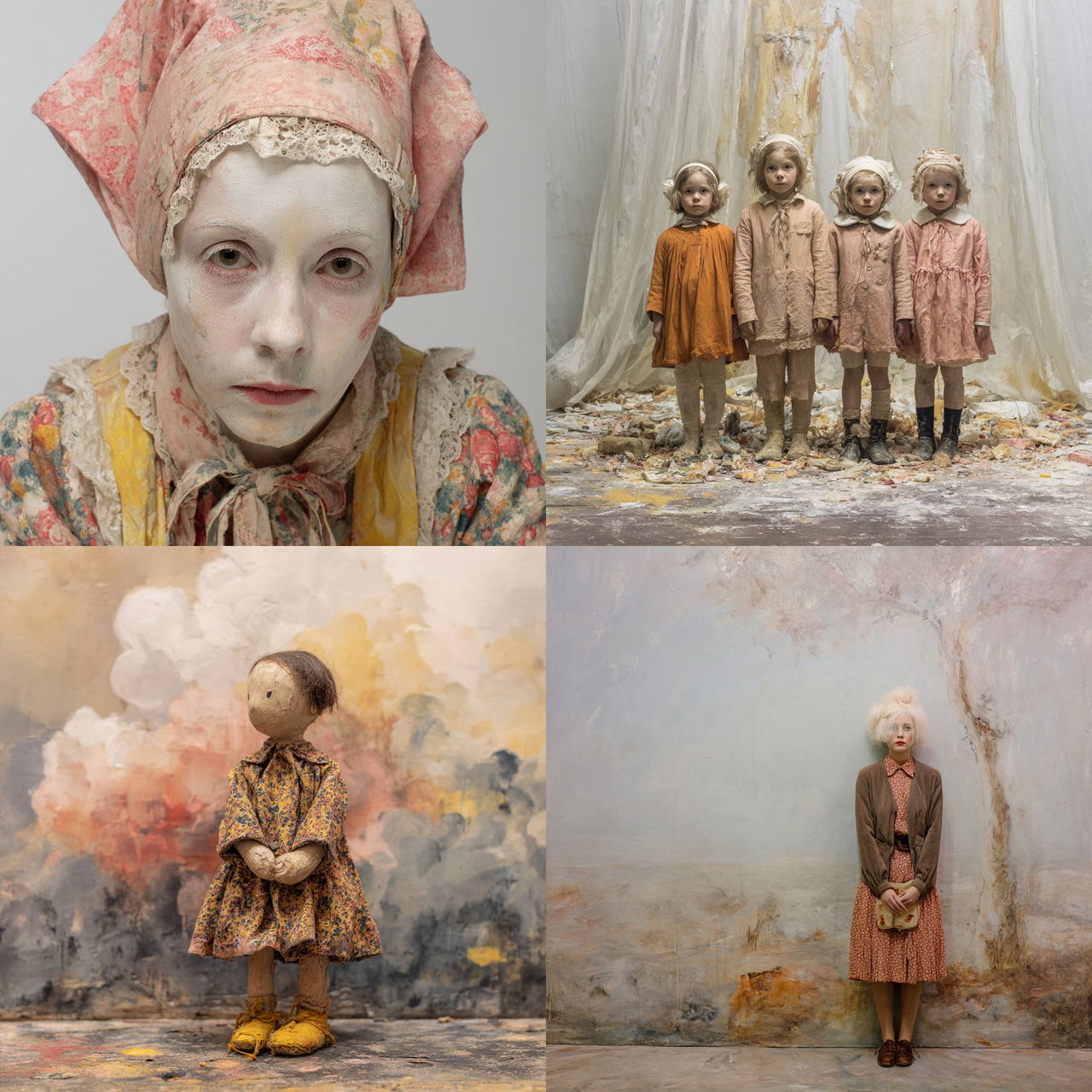 Cathy Wilkes style, Midjourney V7, render 1 of 4
