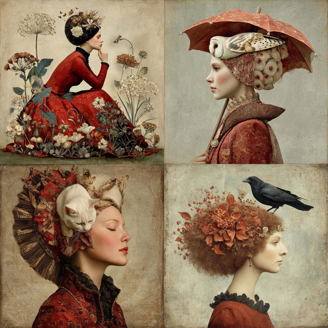 Catrin Welz-Stein style, Midjourney V7, render 1 of 4