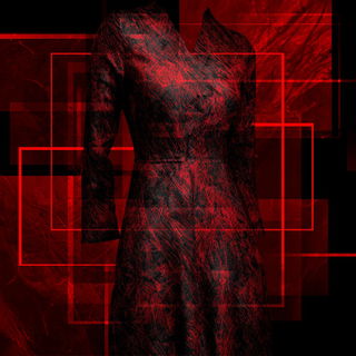 Clinkerblood style, Midjourney V7: haute-couture fashion outfit