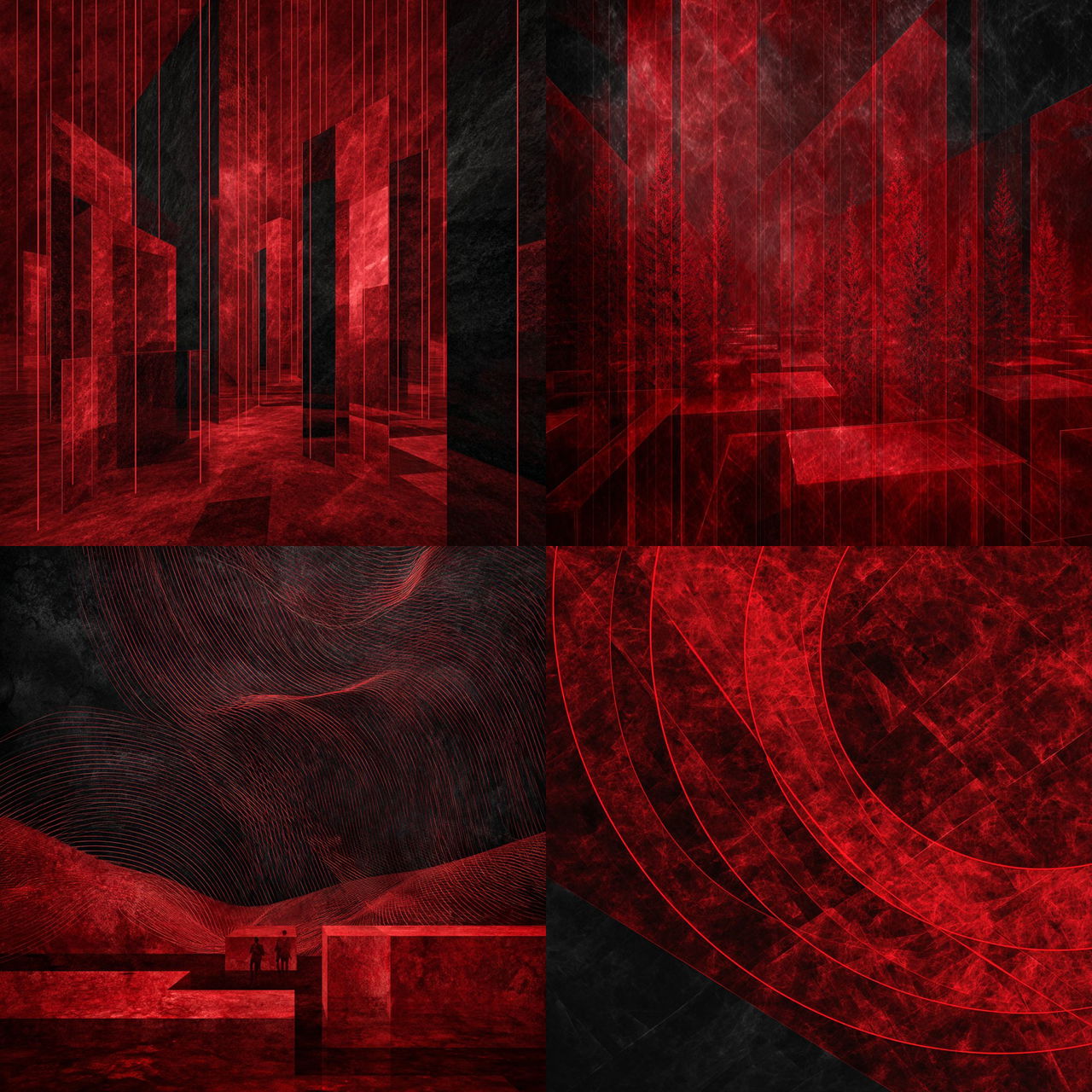 Clinkerblood style, Midjourney V7, render 1 of 4