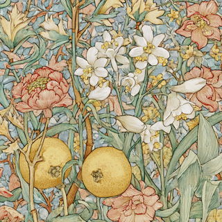Botanical Nouveau style, Midjourney V7: creative pattern composition