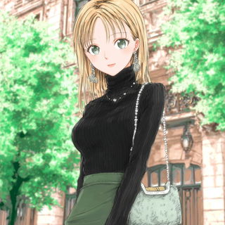 Pastorink style, Midjourney V7: haute-couture fashion outfit