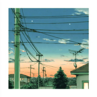 Pastorink style, Midjourney V7: realistic landscape photograph of quiet dawn