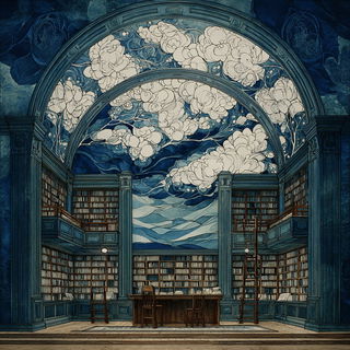 Heraldic Wildwoodism style, Midjourney V7: Midlibrary