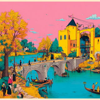 Flamingo Mechanodrama style, Midjourney V7: classical 18th-century oil painting