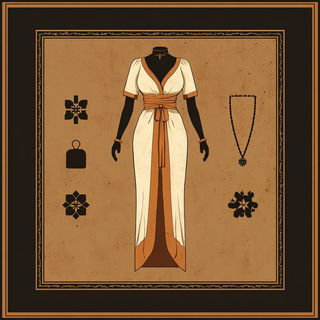 Geodic Screenarch style, Midjourney V7: haute-couture fashion outfit