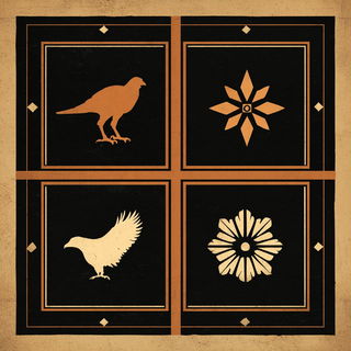Geodic Screenarch style, Midjourney V7: traditional folk art