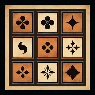 Geodic Screenarch style, Midjourney V7: creative pattern composition