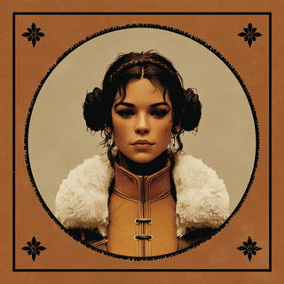 Geodic Screenarch style, Midjourney V7: photographic portrait of female protagonist