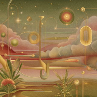 Herbastellurgy style, Midjourney V7: abstract 3D render