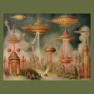 Herbastellurgy style, Midjourney V7: megacity with futuristic bioarchitecture