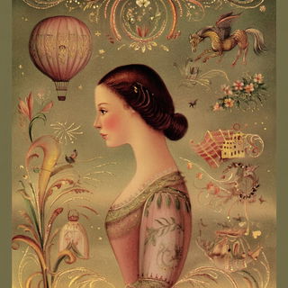 Herbastellurgy style, Midjourney V7: classical 18th-century oil painting