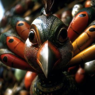 Sporascape style, Midjourney V7: traditional folk art