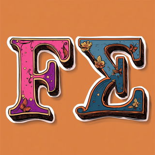 Archfire Vitreography style, Midjourney V7: typographic composition with large letters