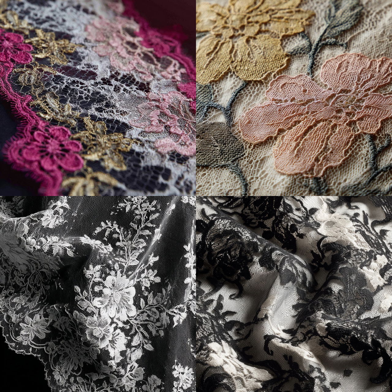 Chantilly lace style, Midjourney V7, render 1 of 4