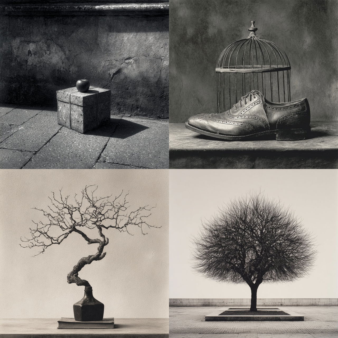 Chema Madoz style, Midjourney V7, render 1 of 4