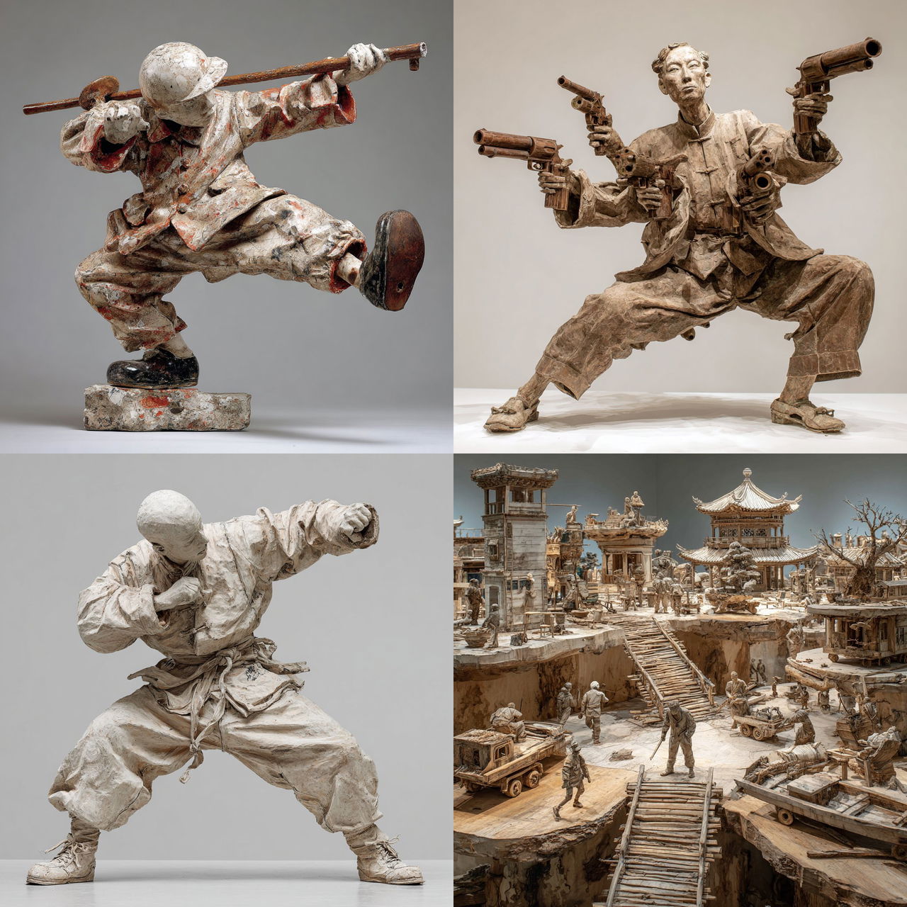 Chen Zhen style, Midjourney V7, render 1 of 4