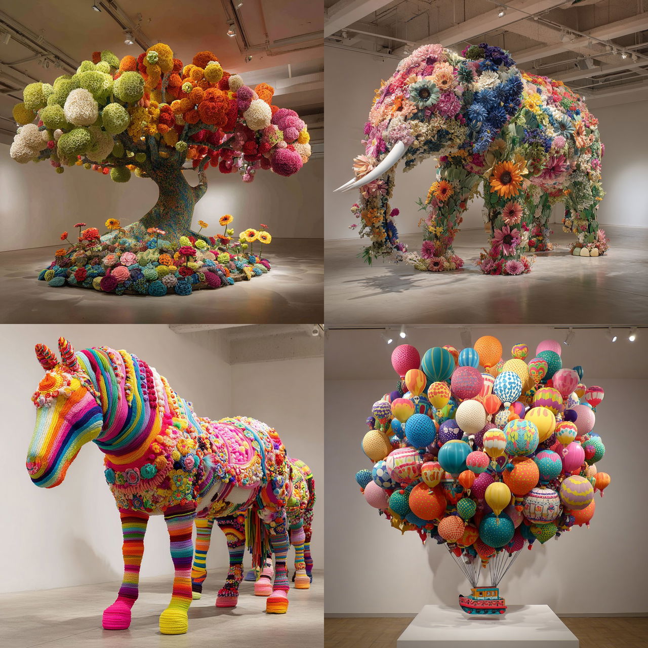 Choi Jeong-Hwa style, Midjourney V7, render 1 of 4