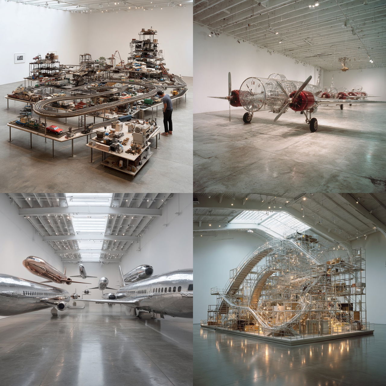 Chris Burden style, Midjourney V7, render 1 of 4