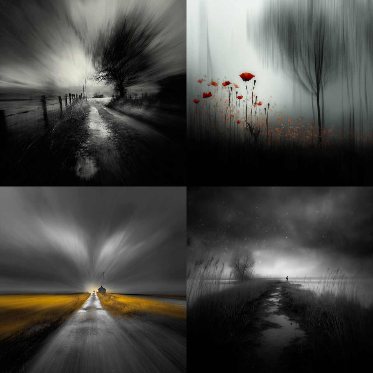 Chris Friel style, Midjourney V7, render 1 of 4