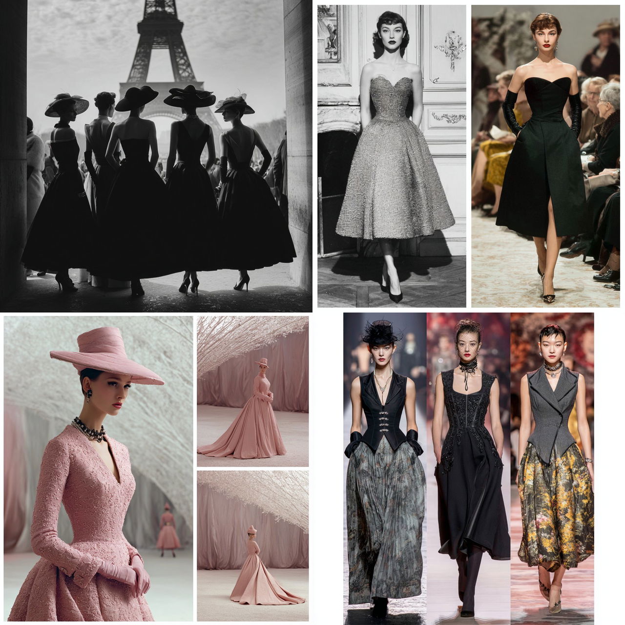 Christian Dior style, Midjourney V7, render 1 of 4