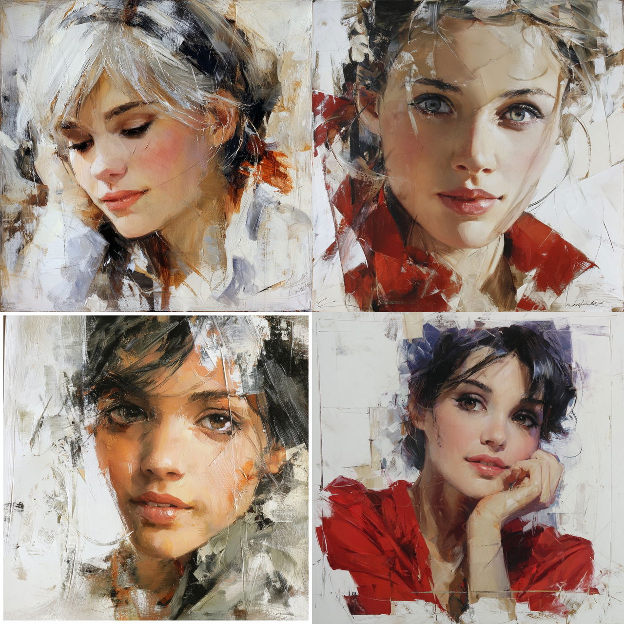 Christine Comyn style, Midjourney V7, render 1 of 4