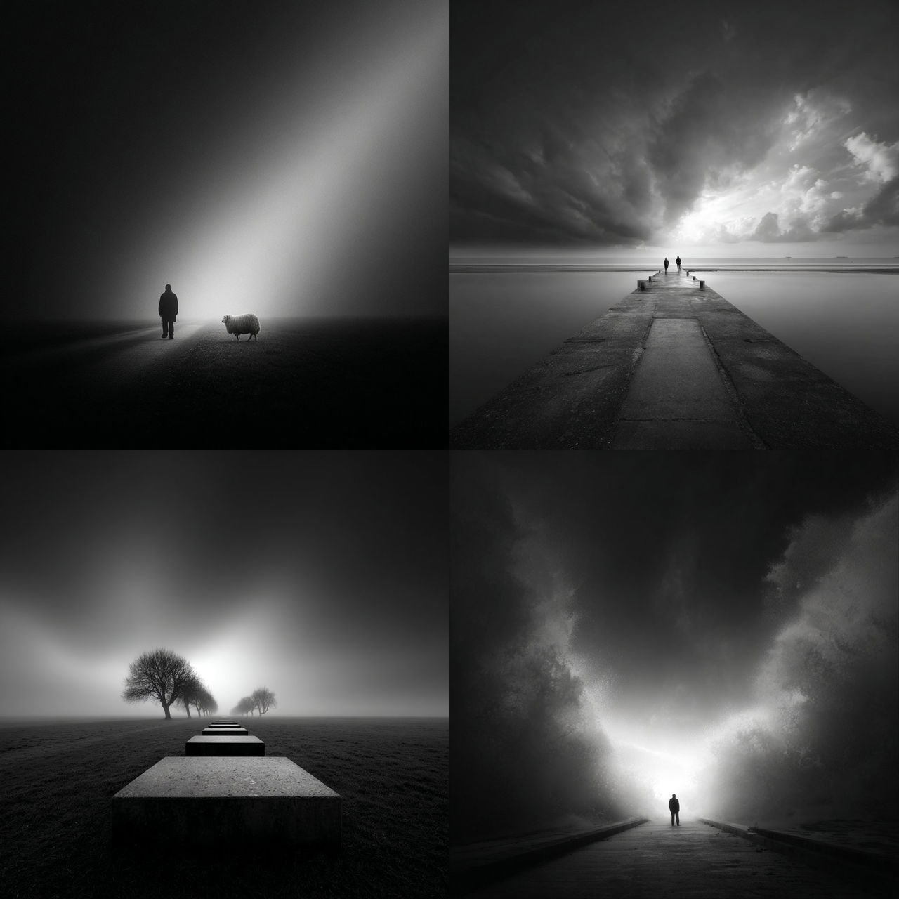 Christophe Staelens style, Midjourney V7, render 1 of 4