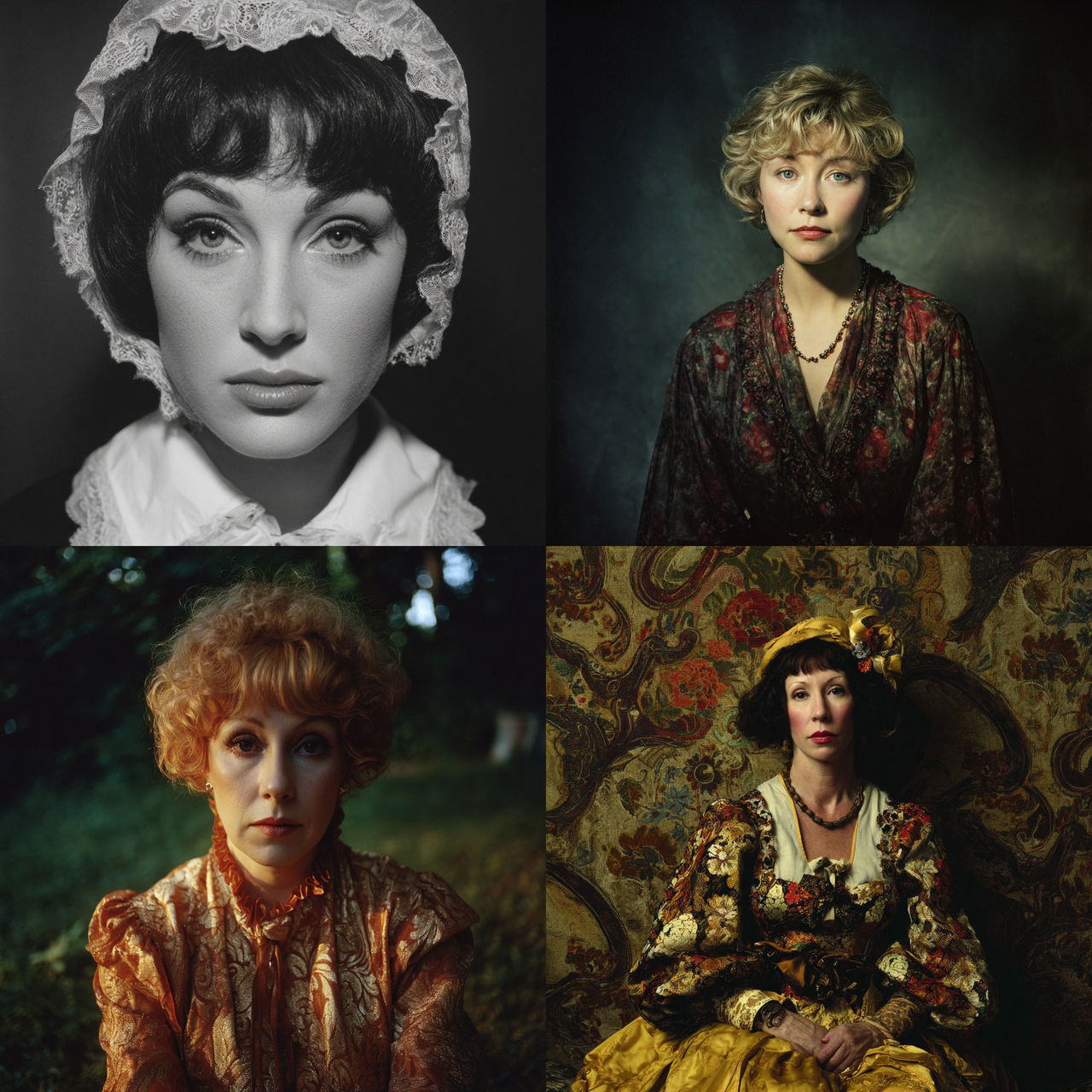 Cindy Sherman style, Midjourney V7, render 1 of 4