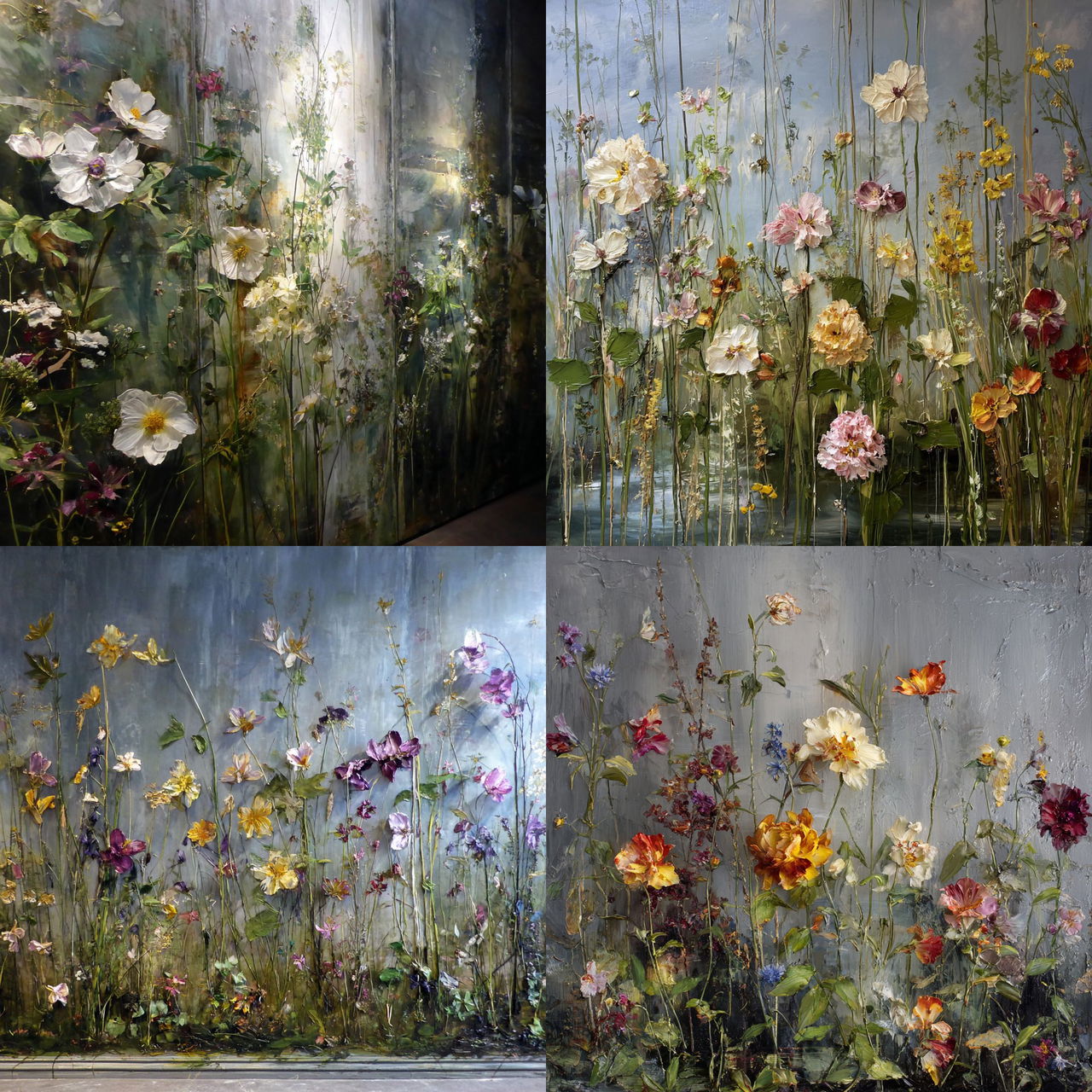 Claire Basler style, Midjourney V7, render 1 of 4