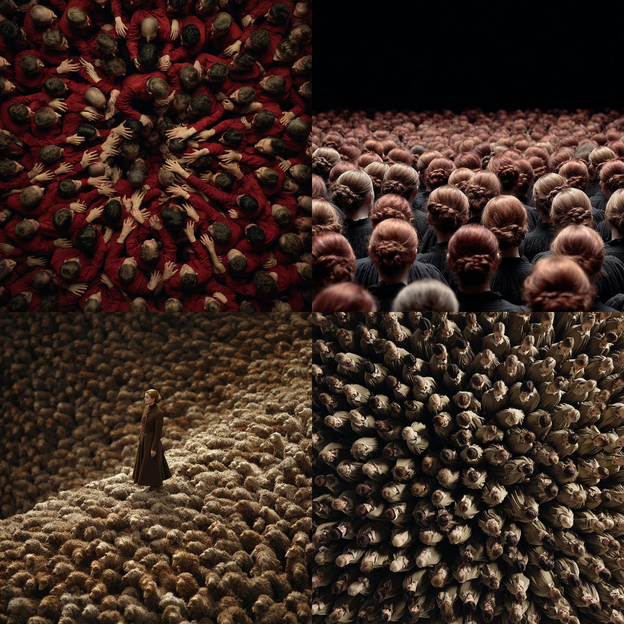 Claudia Rogge style, Midjourney V7, render 1 of 4